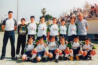 Fernando, y a la derecha el mítico Pérez García que jugó en el Real Madrid.