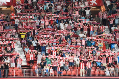 Los aficionados han vuelvo a ver ganar al Almería que es la mejor noticia.