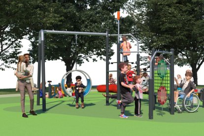 Diseño de los próximos juegos infantiles del Parque de los Periodistas
