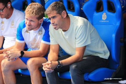 Antonio Hidalgo, entrenador del Deportivo.