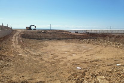 Obras en la calle Mirasol.