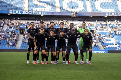 En Anoeta firmó un buen partido saliendo en el once titular.