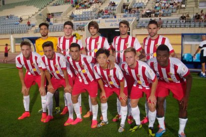 José Ángel lanzaba su carrera desde el filial del Almería.