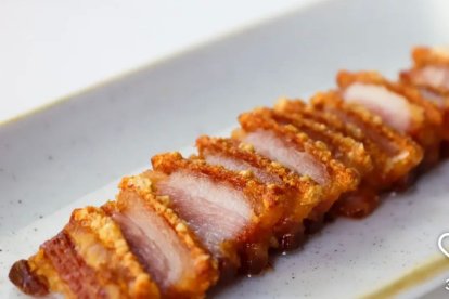 El torrezno de Escánez, ideal para terminar.