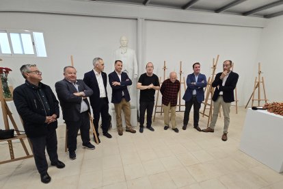 Durante la inauguración del curso.