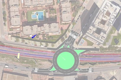 Nuevo diseño de la rotonda que dará servicio a la Carrera de los Minerales