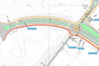 Nuevo diseño para el cruce de la Autovía del Aeropuerto y la Avenida de Sierra Alhamilla