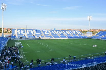 El Ibercaja por ahora no ha visto una victoria del Zaragoza en cuatro partidos de Liga.