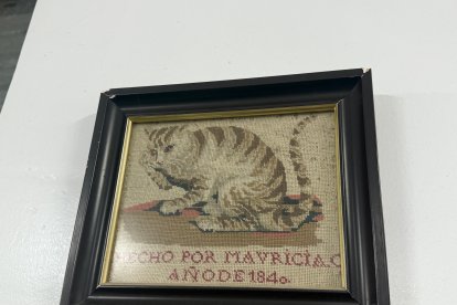 Piza más antigua que tienen en el taller, del año 1840.