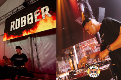 Dj Robber en la caseta de Jazmín por las fiestas de El Puerto.