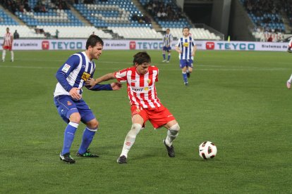 En el partido Almería-Espanyol de la temporada 2010-2011.