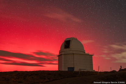 Aurora boreal del 10 de octubre de 2024.