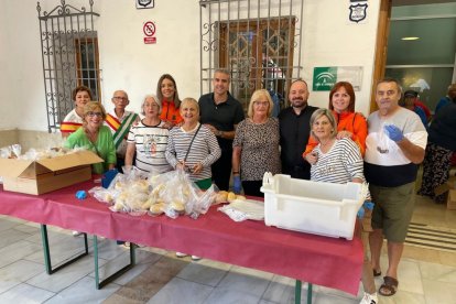 Bocadillos de Longaniza en las Fiestas de Viator 2024