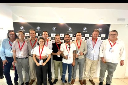 En el palco se vivió un gran ambiente.