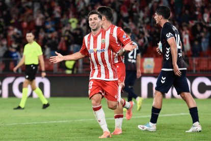 Adri Embarba está en un momento dulce y suma 7 goles entre Liga y Copa del Rey.