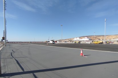 Explanada sobre la que se realizará la feria del puerto