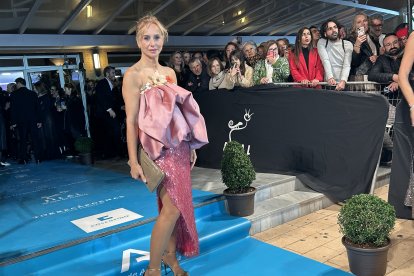 Mar Regueras, actriz, con uno de los 'looks' más atrevidos.