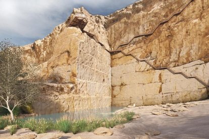 Una de las zonas que se podrán contemplar en el Parque Minero.