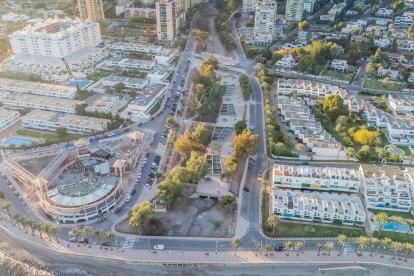 El nuevo aspecto de la Rambla de San Antonio en Aguadulce.