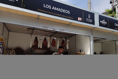 Puestos de Sabores Almería con motivo de la Navidad.