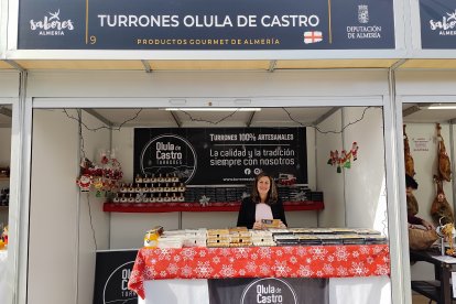 Puestos de Sabores Almería con motivo de la Navidad.