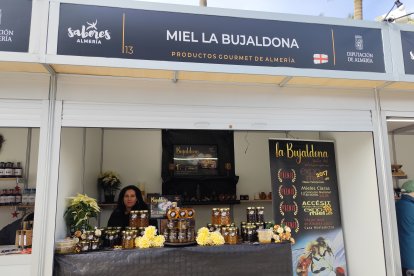 Puestos de Sabores Almería con motivo de la Navidad.