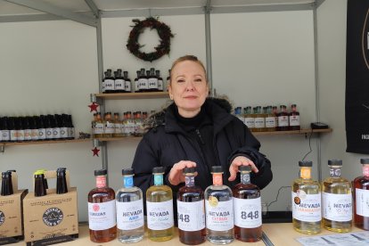 Puestos de Sabores Almería con motivo de la Navidad.