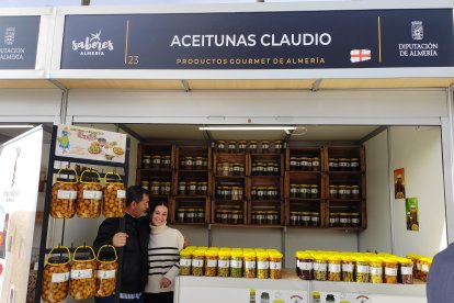 Puestos de Sabores Almería con motivo de la Navidad.