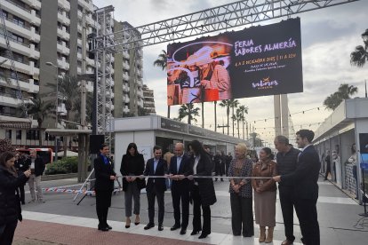 Puestos de Sabores Almería con motivo de la Navidad.