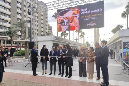 Puestos de Sabores Almería con motivo de la Navidad.