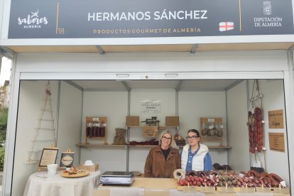 Puestos de Sabores Almería con motivo de la Navidad.