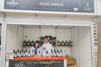 Puestos de Sabores Almería con motivo de la Navidad.