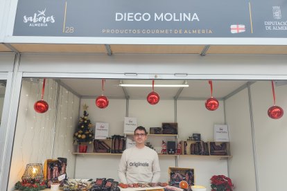 Puestos de Sabores Almería con motivo de la Navidad.