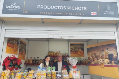 Puestos de Sabores Almería con motivo de la Navidad.