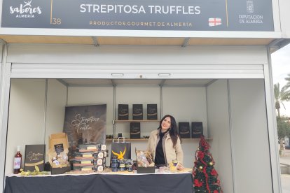 Puestos de Sabores Almería con motivo de la Navidad.