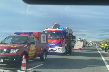 Bomberos, Guardia Civil y sanitarios