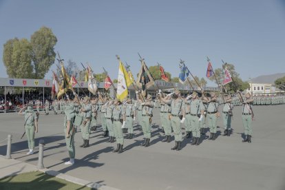 Conmemoración de la Inmaculada Concepción en la Legión y acto de despedida de 800 militares.