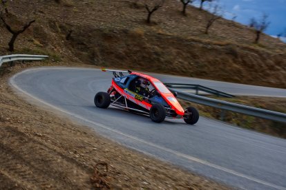José Luis Rueda Martínez, quien se llevó la victoria al registrar el mejor tiempo con su SPEEDCAR Xtrem.