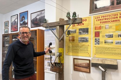 Antonio Aguilera en una de las partes de la sede-museo