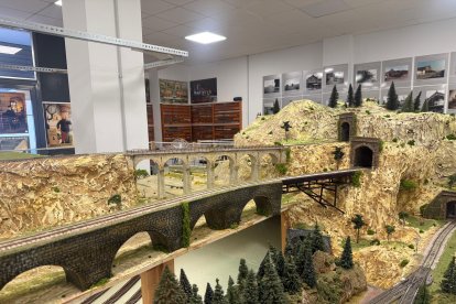 Detalle de la maqueta central de ASAFAL