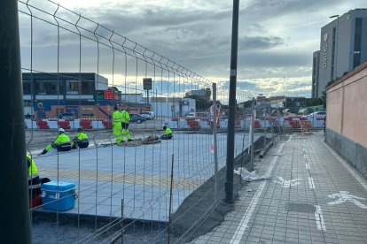 Vista de los trabajos en marcha