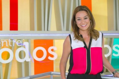 Toñi Moreno en el programa Entre todos.