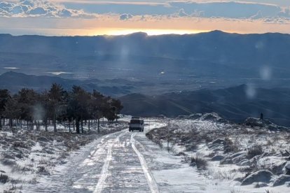 Vista espectacular desde el Calar Alto con toda Almería de fondo.