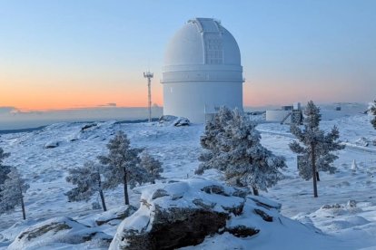 Generosa nevada la que cayó el pasado domingo en la Sierra de Los Filabres.