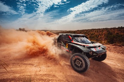 Dacia Sandrider es un prototipo de la categoría Ultimate T1+ con chasis tubular y carrocería de fibra de carbono.