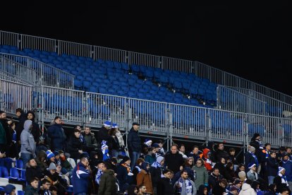 La nueva grada estaba lista para el Leganés-Sporting.