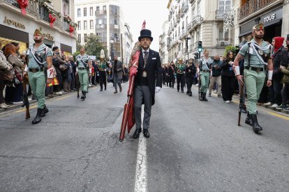 La Legión, en el acto que conmemora el 534 aniversario de la Toma de la ciudad de la Alhambra por los Reyes Católicos