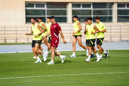 En el campo Anexo del Estadio de los Juegos Mediterráneos.
