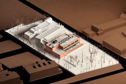 Imagen 3D de la futura ampliación.