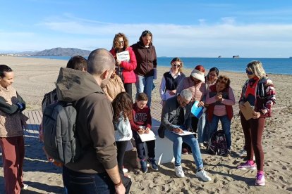 Pintura al aire libre en las playas de Vera.